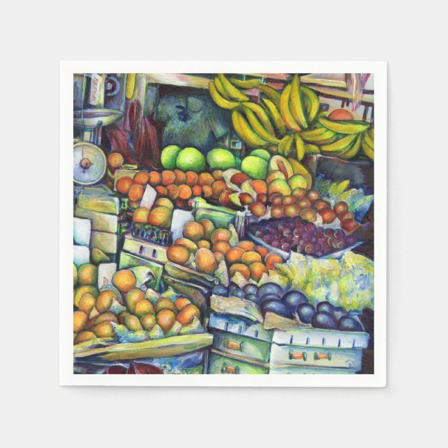 Färsk frukt med Francis Pappersservett (Framsidan)