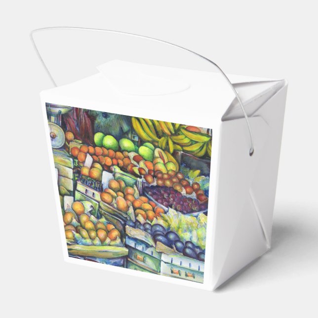 Färsk frukt med Francis Presentaskar (Baksidan Sidan)