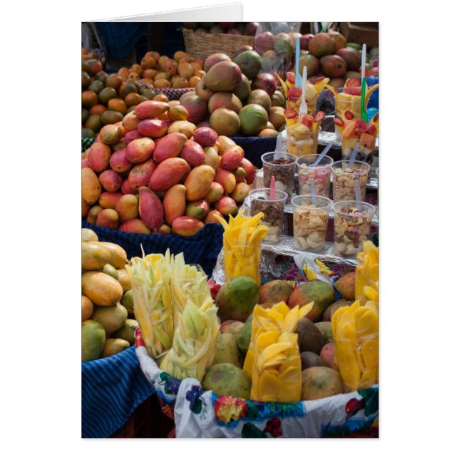 Färsk frukt Meloner Ananas Gruskort OBS Kort (Framsidan)