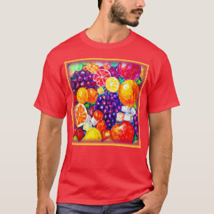 "Färsk frukt Mönster" Cute Art Köp nu T Shirt