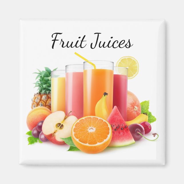 Färsk fruktsaft magnet (Framsidan)