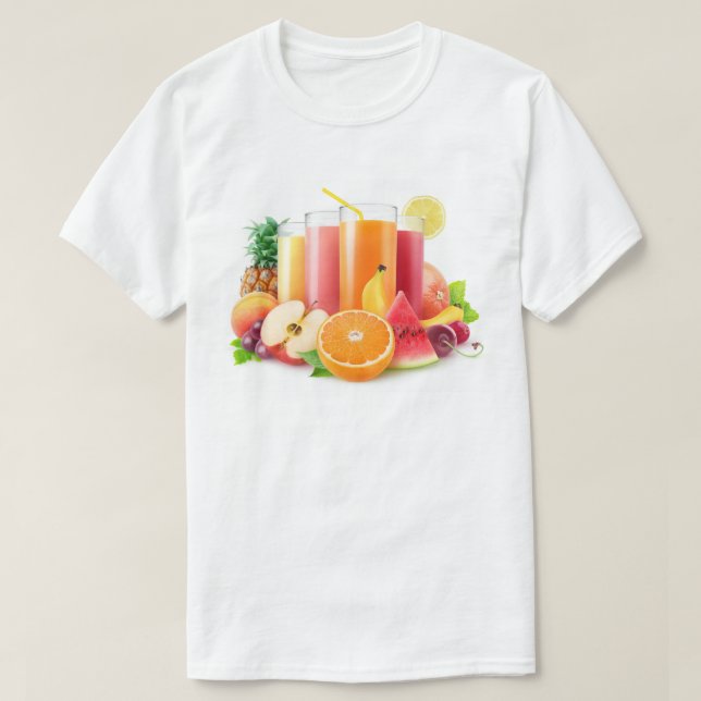 Färsk fruktsaft t shirt (Design framsida)