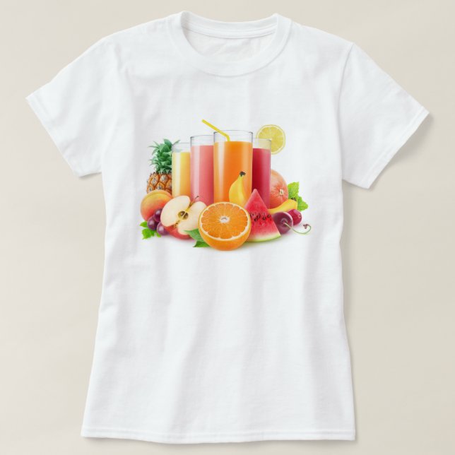 Färsk fruktsaft t shirt (Design framsida)