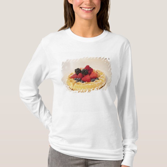 Färsk fruktvaffla t-shirt (Framsida)