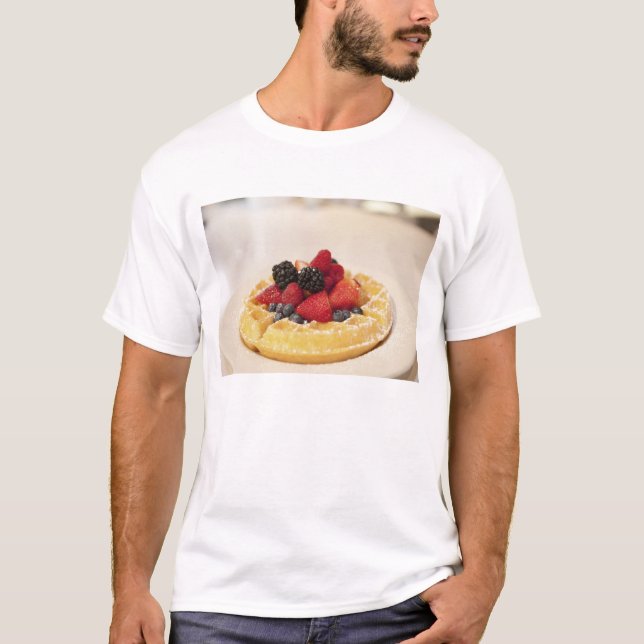 Färsk fruktvaffla tee (Framsida)