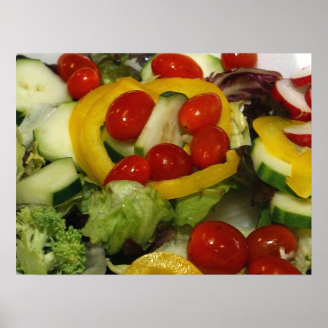 Färsk Garden Salad Poster (Framsidan)