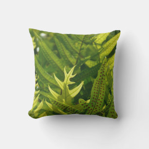 Färsk Grönt Ferns Botanical Kudde