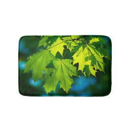 Färsk grönt, kapsel löv badrumsmatta