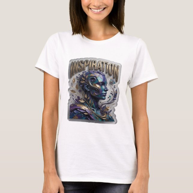 Färsk guld INSPIRATION Shirt Design T (Framsida)