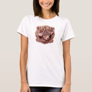 Färsk Guld VIN FIXAR ALLT Tryck T Shirt
