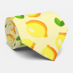 Färsk Gult Lemon Neck Tie Slips