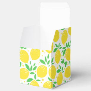 Färsk Gult Lemons 3 Presentaskar