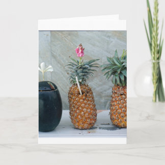 färsk hälsosam ananas kort