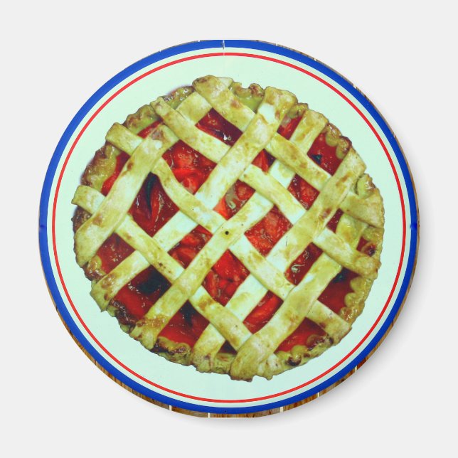 färsk homemad paj magnet (Framsidan)