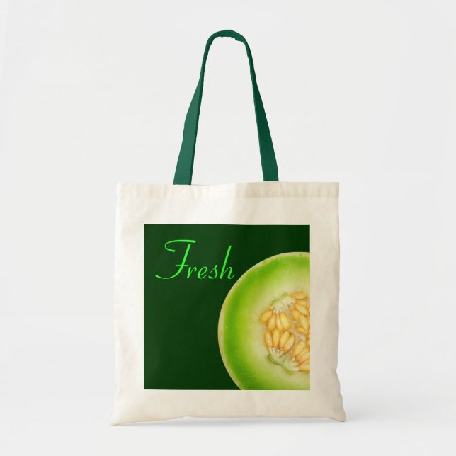 Färsk honeydew Melon Tote Bag Tygkasse (Framsidan)