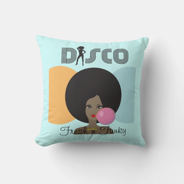 Färsk i Funkyns Disco-kudde Kudde (Framsida)