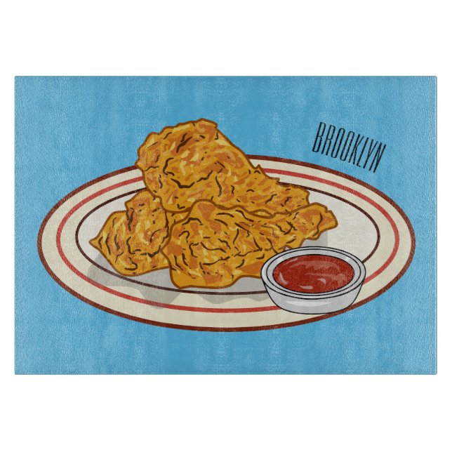 Färsk illustration av tecknaden av kyckling (Framsidan)