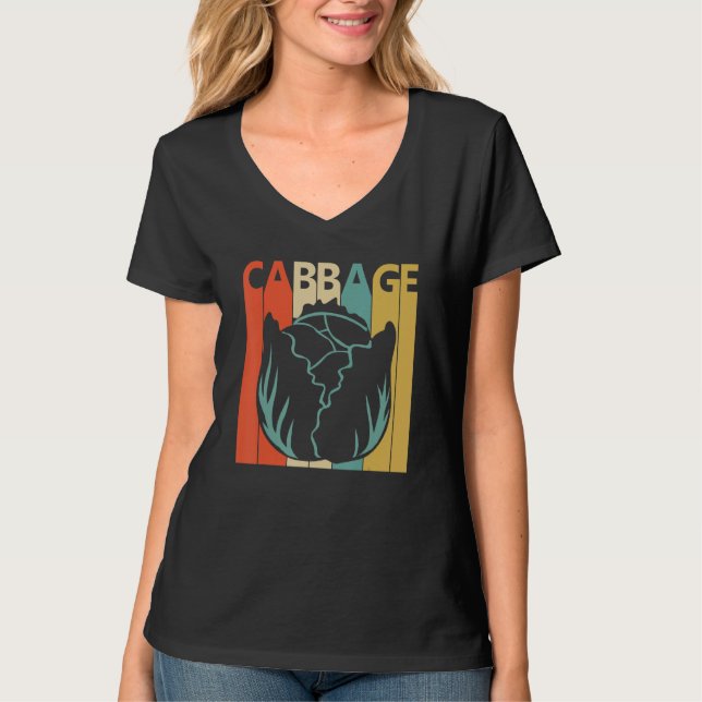Färsk kål Vegetabiliska T Shirt (Framsida)