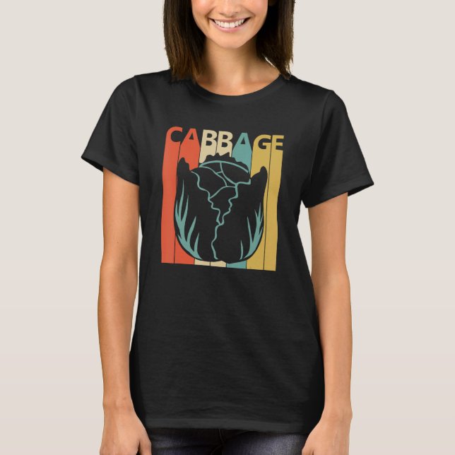 Färsk kål Vegetabiliska T Shirt (Framsida)