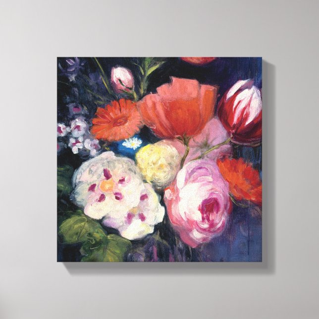 Färsk klippt Vår blomma Canvastryck (Framsida)