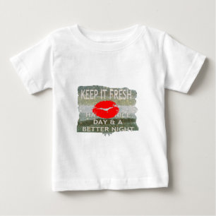 Färsk Läppar, förstärkande av Vibes: "Behålla IT F T-shirt
