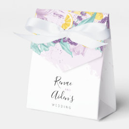 Färsk lavender och citronaffär presentaskar