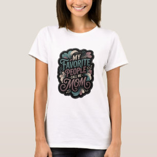 Färsk lila MÄNNISKORNA JAG GILLAR MEST KALLAR MIG T Shirt