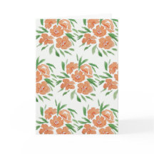 Färsk Livfull Blommig Akvarellmönster