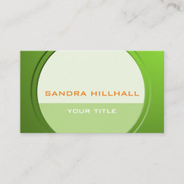 Färsk metallisk geometrisk valfri text och Färg Visitkort