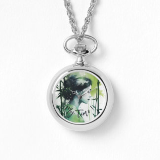 Färsk modern bambu, personlig, tidpris armbandsur