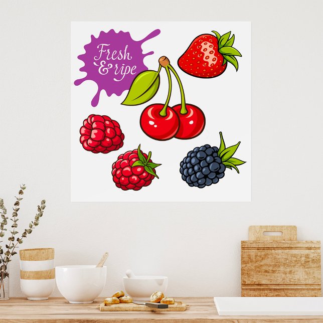 Färsk mogen frukt poster (Skapare uppladdad)