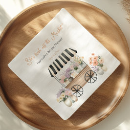 Färsk Möhippa av Blommigten på marknaden Pappersservett