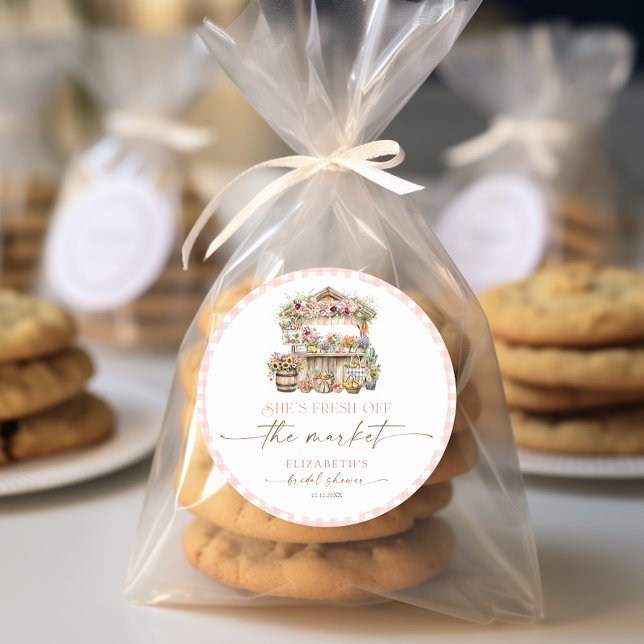 Färsk Möhippa av marknadsfallsfrekvensen Runt Klistermärke (Skapare uppladdad)