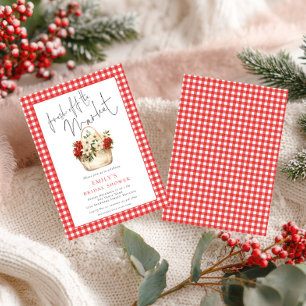 Färsk Möhippa av Red Gingham Festive Inbjudningar