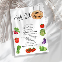 Färsk Möhippa av träskyltar på marknaden Inbjudningar