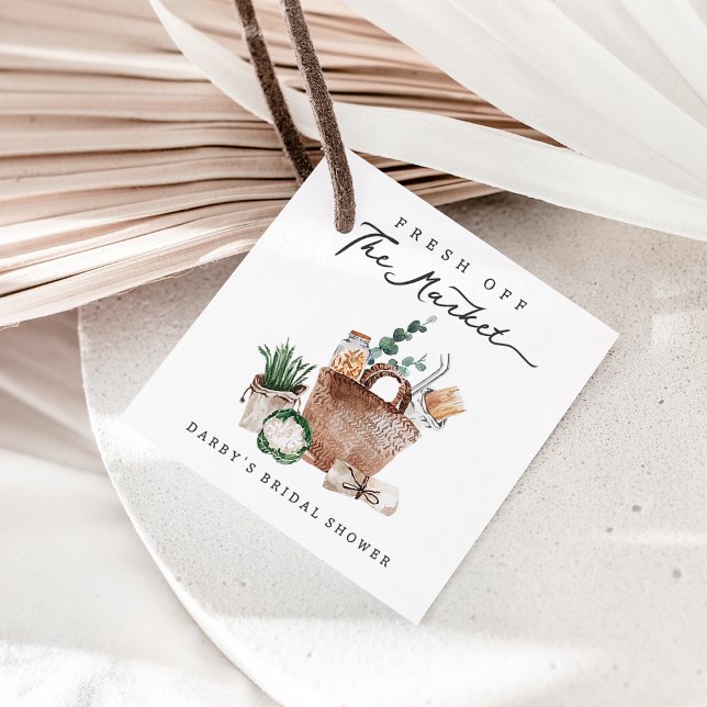 Färsk Möhippa på marknaden för jordbrukare Gåvor Etiketter (Skapare uppladdad)