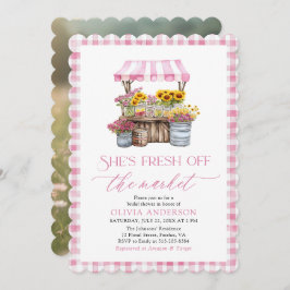 Färsk Möhippa på marknaden för jordbrukare Inbjudningar