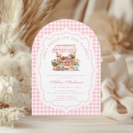 Färsk Möhippa på marknaden för jordbrukare Inbjudningar