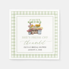 Färsk Möhippa på marknaden för jordbrukare Pappersservett