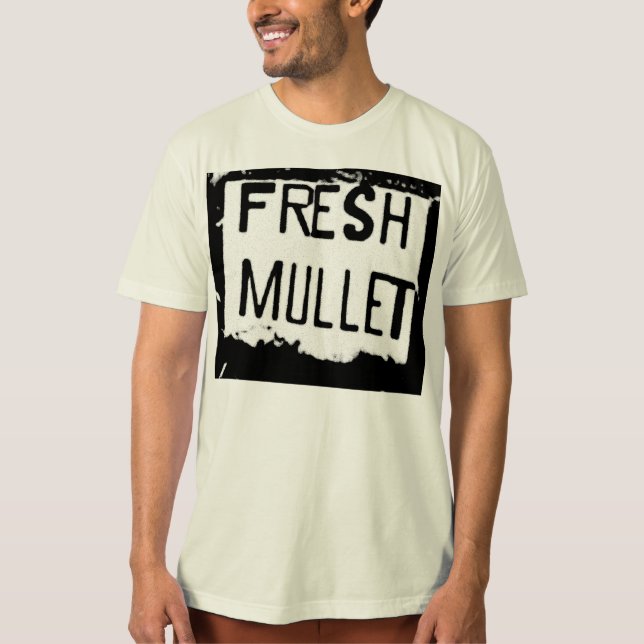 FÄRSK MULLET-Logotyp Tee (Framsida)