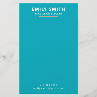 Färsk och modern verklig Gods Agent-processor Brevpapper