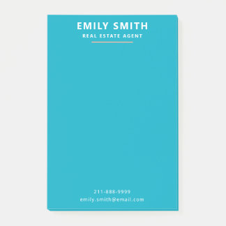 Färsk och modern verklig Gods Agent-processor Post-it Block