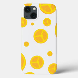 Färsk och Roligt Orange Frukt Design Telefon Case