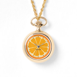 Färsk Orange Fruit Juicy Lemon Juice Illustration Armbandsur