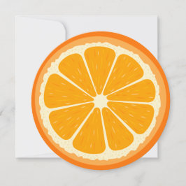 Färsk Orange Fruit Juicy Lemon Juice Illustration Julkort
