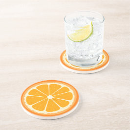 Färsk Orange Fruit Juicy Lemon Juice Illustration Underlägg