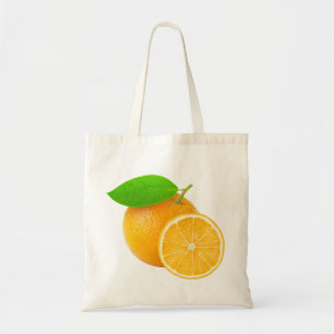 Färsk orange tygkasse