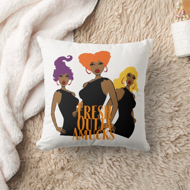 Färsk Outta Amucks Kudde (Filt)