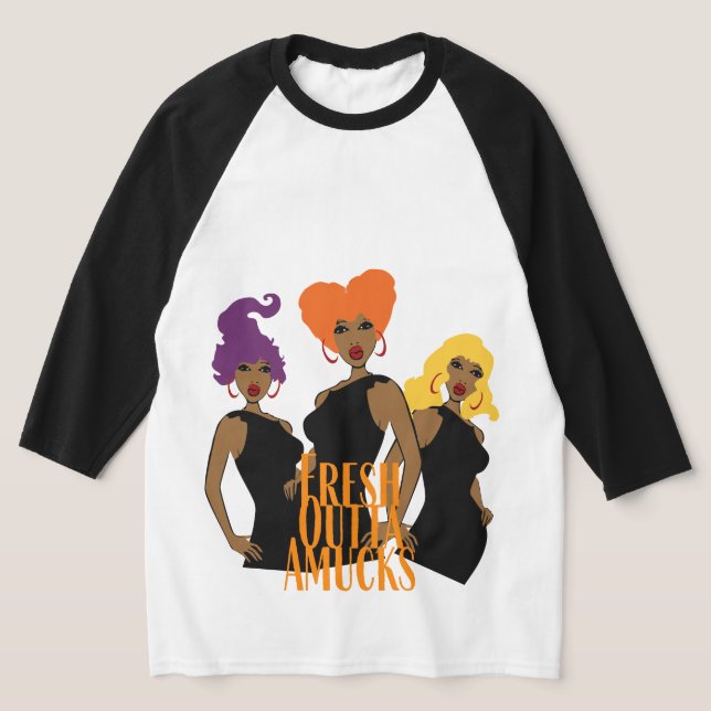 Färsk Outta Amucks T Shirt (Laydown)