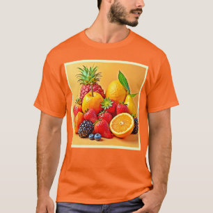 Färsk överflöd: Livlig skördedesign för frukt  T Shirt